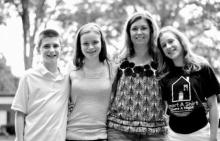 a family of four